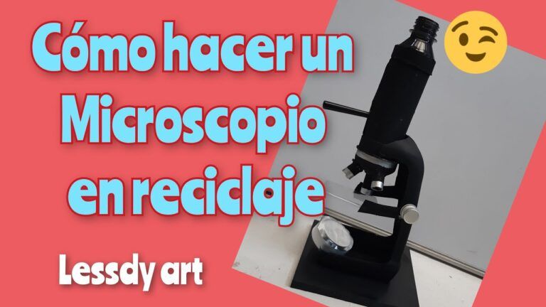 Microscopio Eco Friendly Hecho Con Material Reciclable Microscopio Eco Friendly Hecho Con Material Reciclable